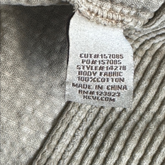 XCVI Elki Relaxed Corduroy Floral Embroidery Olive Jacket Women's Size Large NEW - Picture 11 of 13